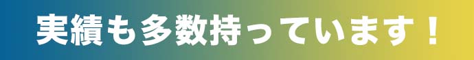 実績も多数持っています!